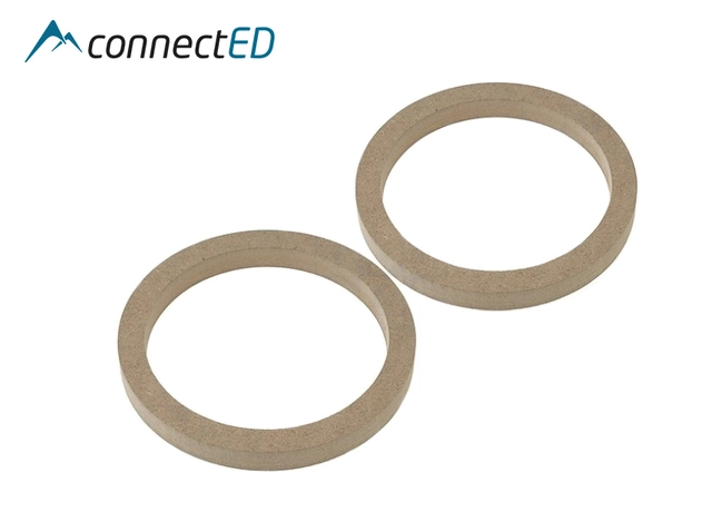 ConnectED MDF høyttaleradaptere (165mm) Universale (18mm dybde) 