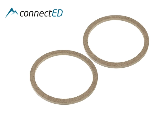 ConnectED MDF høyttaleradaptere (165mm) Universale (8mm dybde) 