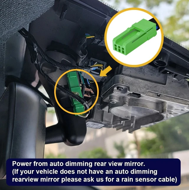 FITCAMX Integrert 4K Dashcam (foran+bak) Volvo XC40 Recharge (2021-->) 