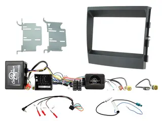 Connects2 Komplett monteringskit 2-DIN Porsche Panamera (2012 --&gt;) m/aktiv.h&#248;yt