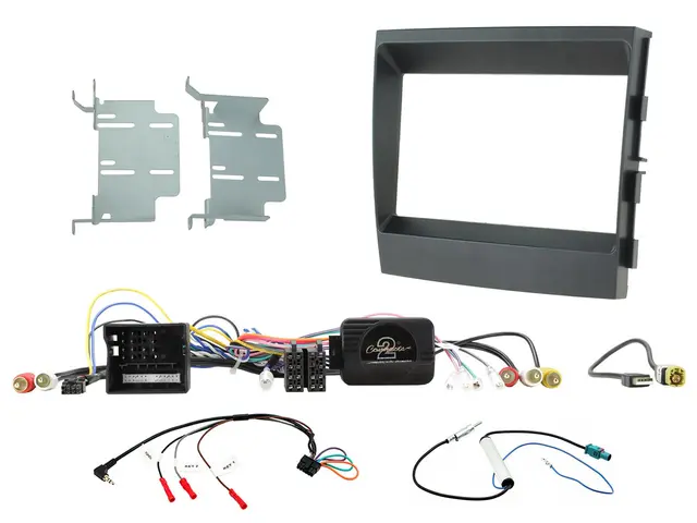Connects2 Komplett monteringskit 2-DIN Porsche Panamera (2012 -->) u/aktiv.høyt 