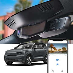 FITCAMX Integrert 4K Dashcam (foran+bak) Volvo XC40 Recharge (2021--&gt;)