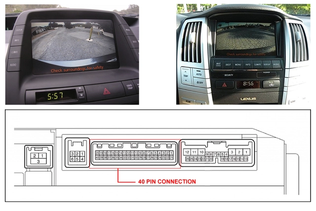 InCarTec Ryggekamera interface Toyota/Lexus (2005 - 2009) 