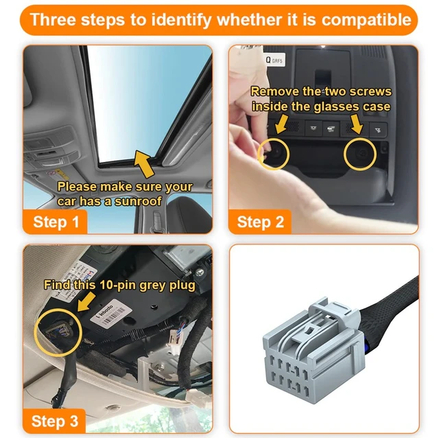 FitDVR Dashcam Power Adapter Mazda 10-pin 
