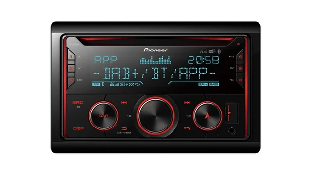 Pioneer FHS820DAB 2-DIN CD-spiller med usb, bluetooth 