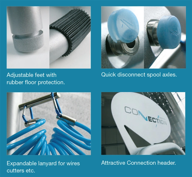 Connection Stativ for 6 kabelruller 