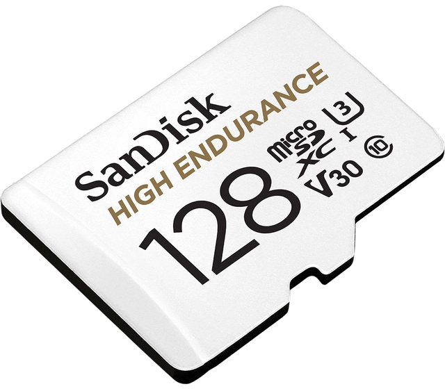 Sandisk 128GB High Endurance SD kort Designet for dashcam! 