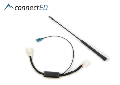 ConnectED skjult DAB-antenne (Fakra) Toyota (2009-->) m/kort original pisk (se liste)