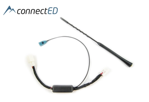 ConnectED skjult DAB-antenne (Fakra) Toyota (2009-->) m/lang original pisk (se liste)
