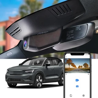 FITCAMX Integrert 4K Dashcam (foran) Volvo XC40 Recharge (2021--&gt;)