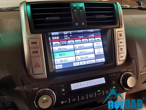 norDAB ND601, Premium DAB-integrering Lexus &amp; Land Cruiser (2009-2015) m/Navi