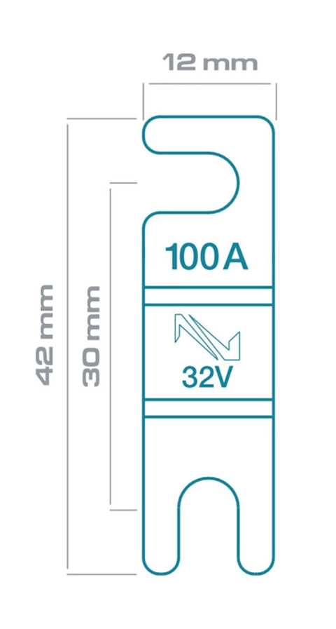 Connection Mini ANL sikringer (2 x) 60 Amp 