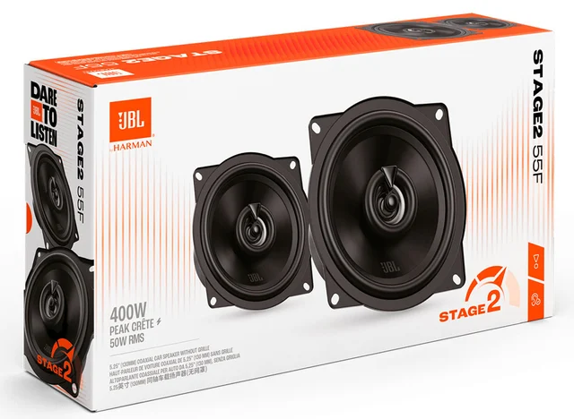 JBL Fulltone STAGE2 serie 5¼" 400W MAX, 5¼", 2-veis 