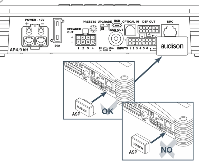 Audison ASP AP bit Automatic Speaker Presence 