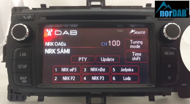 norDAB Premium DAB-integrering Toyota (og Lexus u/Navi) (2006-2016) 