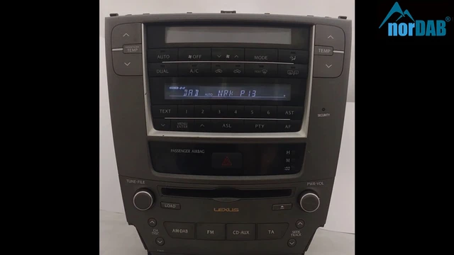 norDAB Premium DAB-integrering Toyota (og Lexus u/Navi) (2006-2016) 