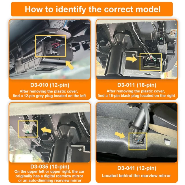 FitDVR Dashcam Power Adapter Toyota/Lexus 12-pin 