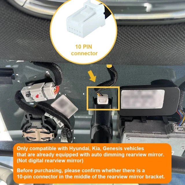 FitDVR Dashcam Power Adapter Hyundai/ Kia 10-pin 