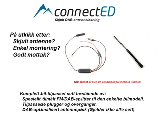 ConnectED Skjult DAB-antenne (SMB) Audi A1 (2010-2018) m/Chorus