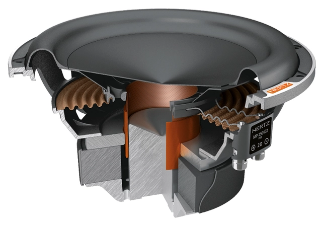 Hertz MP250D43 10" Subwoofer 4+4 ohm 1200W max / 600W RMS 