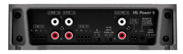 Hertz ML Power 5-kanals forsterker 950W RMS @ 2ohm 