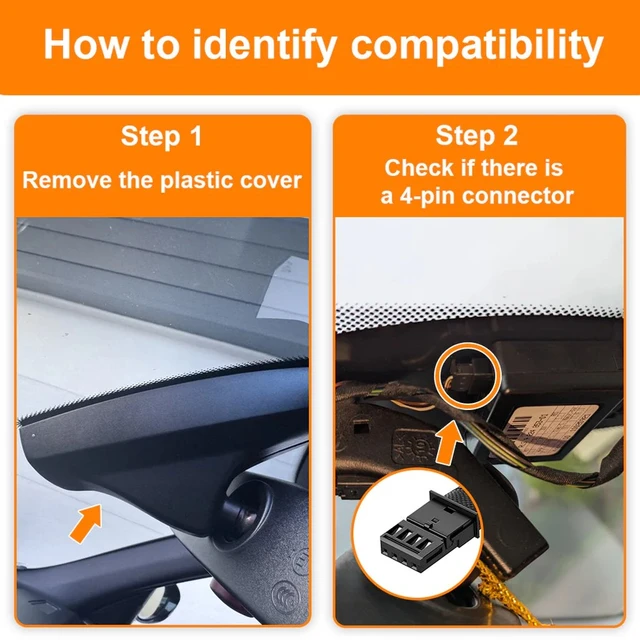 FitDVR Dashcam Power Adapter BMW 4-pin 