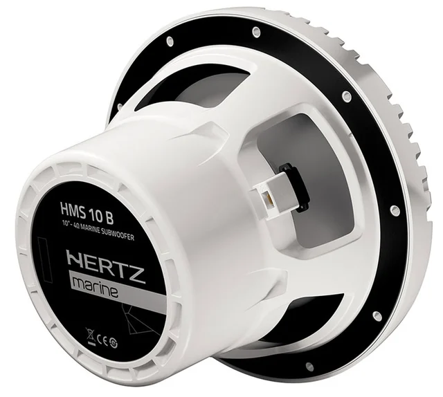 Hertz Marine HMS10B, 10" sub hvit 4 ohm Sprutsikker IP65, 500 W 