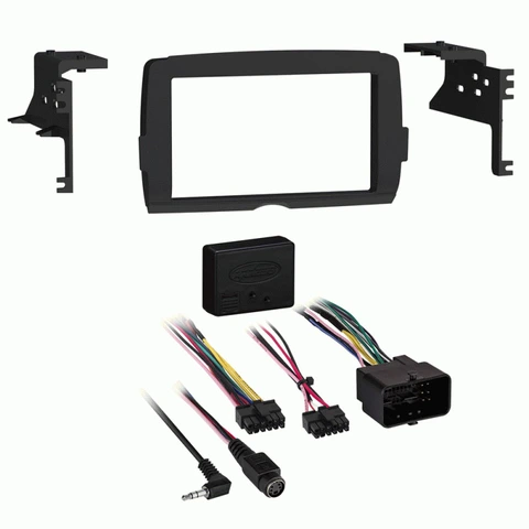 METRA monteringsramme 2-DIN m/kabelsett Harley Davidson Touring (2014 -->)