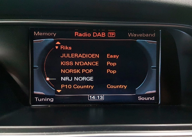 norDAB Premium DAB-integrering Audi/VW Audi/Bentley/VW m/MMI 3G/3G+ (u/OEM DAB) 