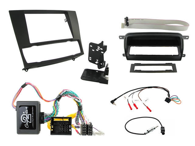 ConnectED Komplett 2-DIN monteringskit BMW 3-Serie (2005-2011) m/Auto AC - Sort 