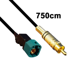 CAS Ryggekamera-adapter VW OEM HSD til RCA (7,5m)