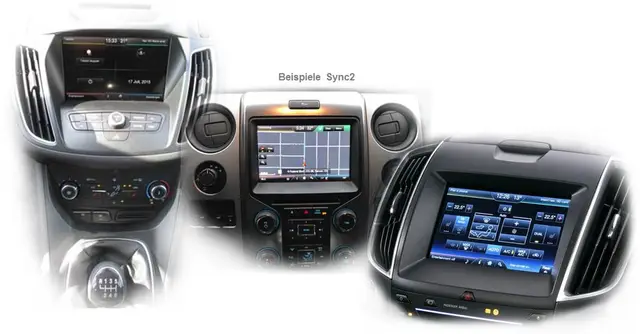 CAS Ryggekamera-Adapter (Flatkabel) Ford (2013 - 2017) m/8" Sync2 Touch 