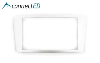 ConnectED Monteringsramme 2-DIN Toyota Avensis (2003 - 2008) Sølv