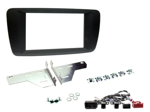 Connects2 Premium monteringskit 2-DIN Seat Ibiza (2015 - 2016) Sort