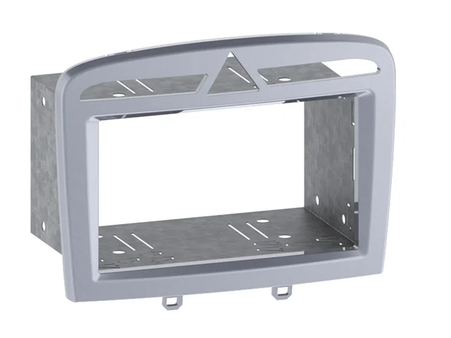 InCarTec monteringskit 2-DIN 308 (2007-2013) / RCZ (2011-2015) Sølv 