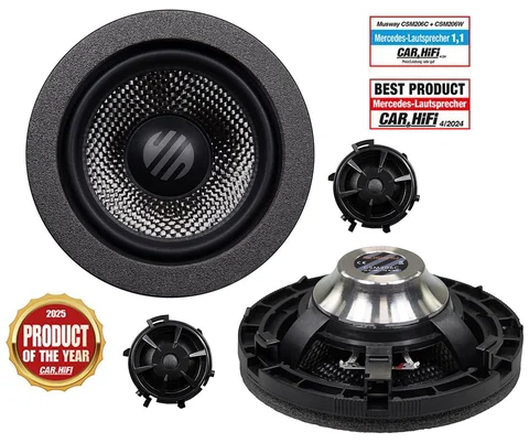 Musway 4" komponentsett 4" komponentsett for Mercedes W206