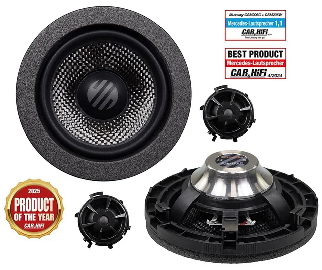 Musway 4" komponentsett 4" komponentsett for Mercedes W206 