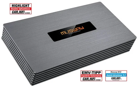 Musway 12-kanals DSP-forsterker 600W RMS
