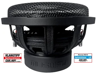 Musway 10&quot; subwoofer SQ 1000w max / 500w RMS