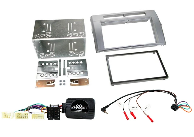 ConnectED Komplett 2-DIN monteringskit Toyota Corolla Verso (2004 - 2009) Sølv 