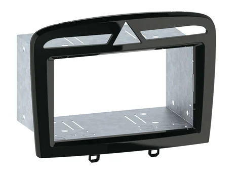 InCarTec monteringskit 2-DIN 308 (2007-2013) / RCZ (2011-2015) Sort