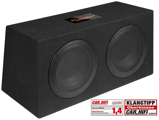 Musway MR206Q 2 x 6½" Subwoofere 600W max / 300W RMS 