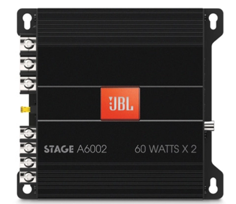 JBL Bilforsterker 2 x 60W STAGE 2-kanals forsterker, 2 Ohm stabil 