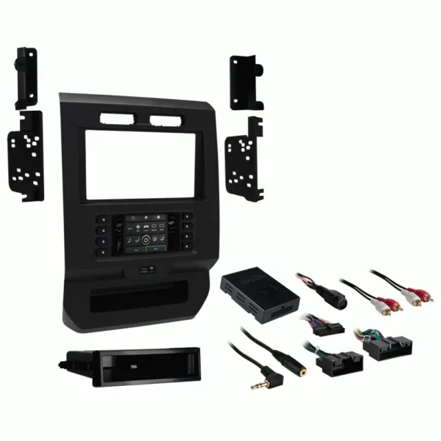 Metra Monteringskit 2-DIN (Komplett) Ford F-serie (2015 - 2020) m/auto klima 