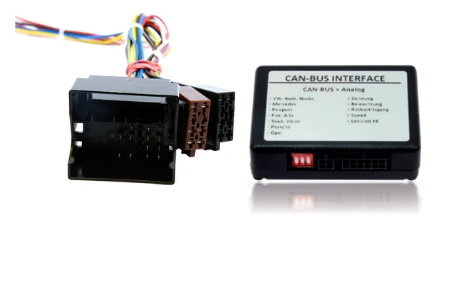 CAS CAN-BUS Rattfjernkontroll interface Audi/Skoda/VW (2003 -->) m/Quadlock 