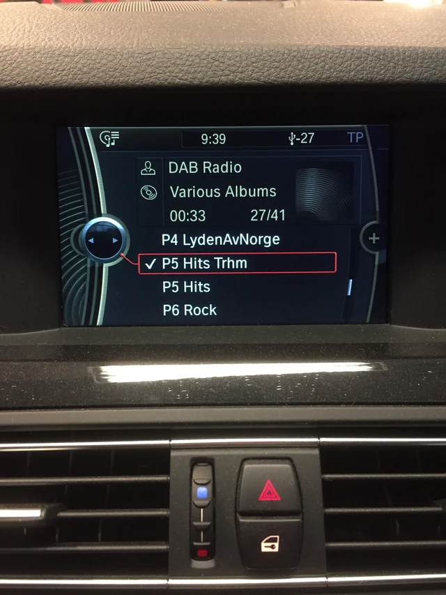 Dension DAB/DAB+ mottaker DAB-integrering via USB-inngang 