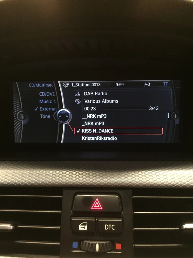 Dension DAB/DAB+ mottaker DAB-integrering via USB-inngang 