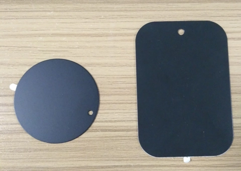 uniDAB Metallplater for magnetholdere Universal selvklebende metallplater