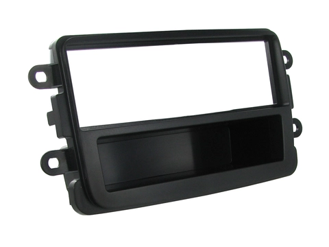 Connects2 Monteringskit 1-DIN Dacia/Renault (2014-->) Matt sort