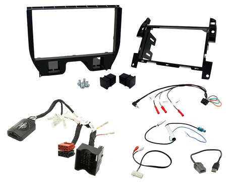Connects2 Komplett monteringskit 2-DIN Citroen C3/DS3 (2010 --> u/Ryggesensorer